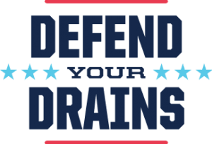 Defend Your Drains Graphic