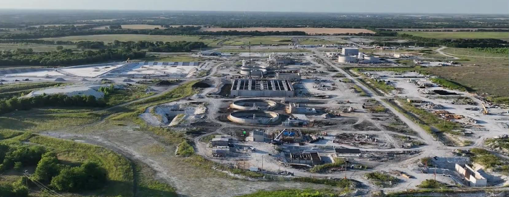 sister grove regional water resource recovery facility aerial july 2024